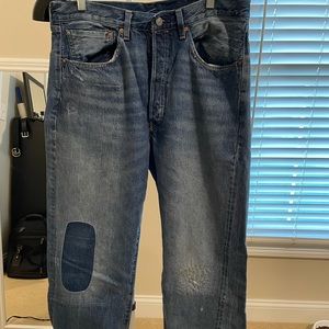 Levi’s vintage clothing rare selvedge denim with patch